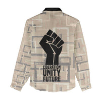 Kwame Nkrumah Women Casual Shirt with Raised Fist Design and Independence Quote Ghana 1957 Tribute - Wonder Print Shop