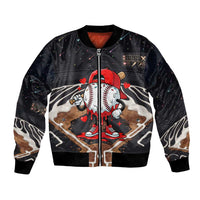Baseball Drip Icecream Bomber Jacket Boy Valentine Day Melting Cream Pattern