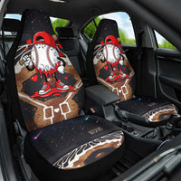 Baseball Drip Icecream Car Seat Cover Boy Valentine Day Melting Cream Pattern