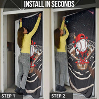 Baseball Drip Icecream Door Cover Boy Valentine Day Melting Cream Pattern