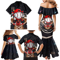 Baseball Drip Icecream Family Matching Mermaid Dress and Hawaiian Shirt Boy Valentine Day Melting Cream Pattern