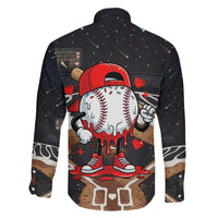 Baseball Drip Icecream Family Matching Mermaid Dress and Hawaiian Shirt Boy Valentine Day Melting Cream Pattern