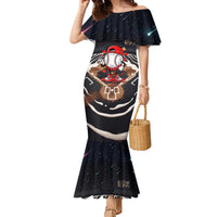 Baseball Drip Icecream Family Matching Mermaid Dress and Hawaiian Shirt Boy Valentine Day Melting Cream Pattern