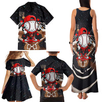 Baseball Drip Icecream Family Matching Tank Maxi Dress and Hawaiian Shirt Boy Valentine Day Melting Cream Pattern