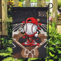 Baseball Drip Icecream Garden Flag Boy Valentine Day Melting Cream Pattern