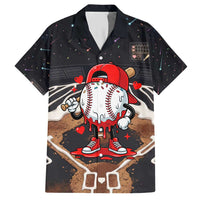 Baseball Drip Icecream Hawaiian Shirt Boy Valentine Day Melting Cream Pattern