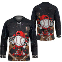 Baseball Drip Icecream Hockey Jersey Boy Valentine Day Melting Cream Pattern