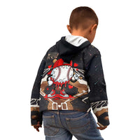 Baseball Drip Icecream Kid Hoodie Boy Valentine Day Melting Cream Pattern
