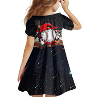Baseball Drip Icecream Kid Short Sleeve Dress Boy Valentine Day Melting Cream Pattern