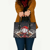 Baseball Drip Icecream Leather Bag Boy Valentine Day Melting Cream Pattern