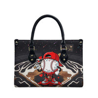 Baseball Drip Icecream Leather Bag Boy Valentine Day Melting Cream Pattern