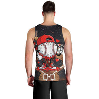 Baseball Drip Icecream Men Tank Top Boy Valentine Day Melting Cream Pattern