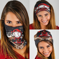 Baseball Drip Icecream Neck Gaiter Boy Valentine Day Melting Cream Pattern