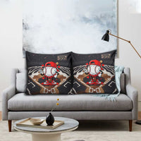 Baseball Drip Icecream Pillow Cover Boy Valentine Day Melting Cream Pattern