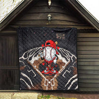 Baseball Drip Icecream Quilt Boy Valentine Day Melting Cream Pattern