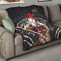 Baseball Drip Icecream Quilt Boy Valentine Day Melting Cream Pattern