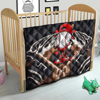 Baseball Drip Icecream Quilt Boy Valentine Day Melting Cream Pattern