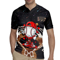Baseball Drip Icecream Rugby Jersey Boy Valentine Day Melting Cream Pattern