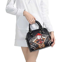 Baseball Drip Icecream Shoulder Handbag Boy Valentine Day Melting Cream Pattern
