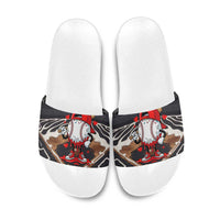 Baseball Drip Icecream Slide Sandals Boy Valentine Day Melting Cream Pattern