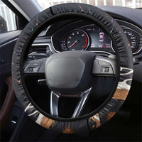 Baseball Drip Icecream Steering Wheel Cover Boy Valentine Day Melting Cream Pattern