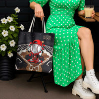 Baseball Drip Icecream Tote Bag Boy Valentine Day Melting Cream Pattern