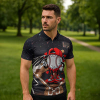 Baseball Drip Icecream Zipper Polo Shirt Boy Valentine Day Melting Cream Pattern