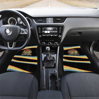 Vintage 1976 Birthday Celebration Car Mats 50th Birthday for Him - Retro Distressed Stripe Pattern