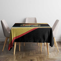 Vintage 1976 Birthday Celebration Tablecloth 50th Birthday for Him - Retro Distressed Stripe Pattern