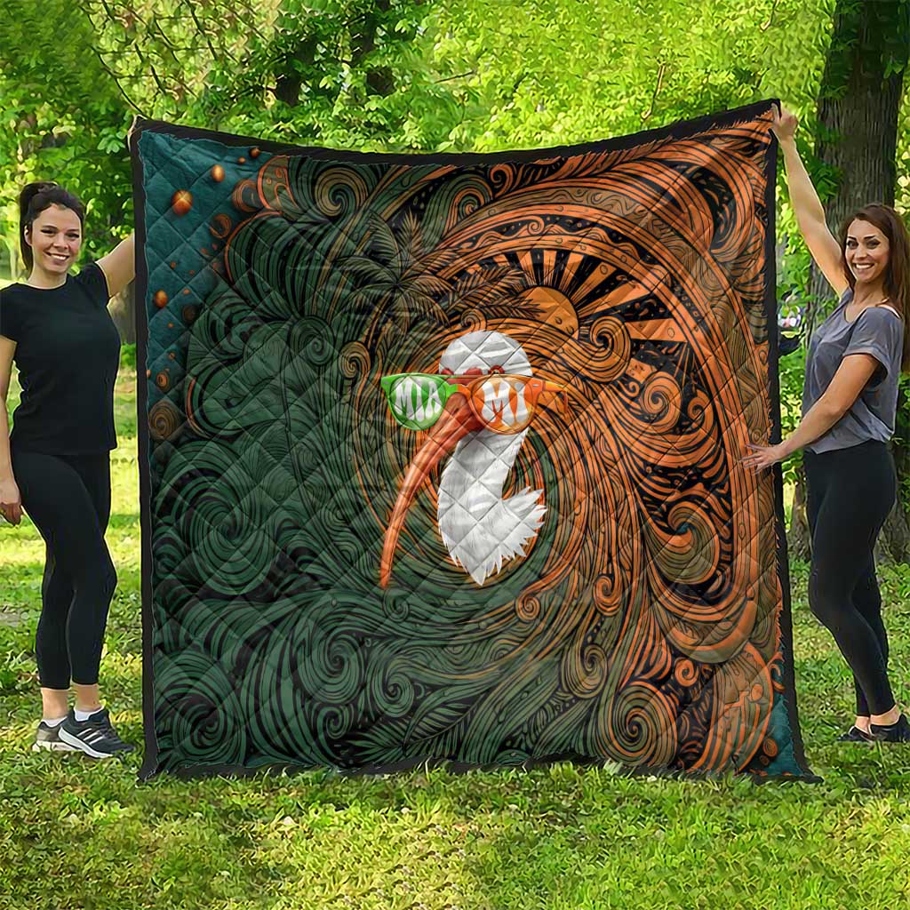 Vintage American White Ibis Quilt Miami Sunglasses Artistic Tribal Wave Pattern