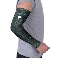 New Zealand is Calling and I Must Go Arm Sleeves Kiwi Bird Silhouette