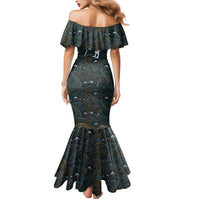 New Zealand is Calling and I Must Go Mermaid Dress Kiwi Bird Silhouette