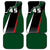 Pakistan Cricket Car Mats Sporty Style with Flag Colors & Player Illustration
