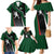 Pakistan Cricket Family Matching Mermaid Dress and Hawaiian Shirt Sporty Style with Flag Colors & Player Illustration