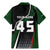 Pakistan Cricket Family Matching Mermaid Dress and Hawaiian Shirt Sporty Style with Flag Colors & Player Illustration