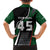 Pakistan Cricket Family Matching Off The Shoulder Long Sleeve Dress and Hawaiian Shirt Sporty Style with Flag Colors & Player Illustration