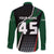 Pakistan Cricket Family Matching Short Sleeve Bodycon Dress and Hawaiian Shirt Sporty Style with Flag Colors & Player Illustration