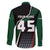 Pakistan Cricket Family Matching Tank Maxi Dress and Hawaiian Shirt Sporty Style with Flag Colors & Player Illustration