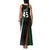 Pakistan Cricket Family Matching Tank Maxi Dress and Hawaiian Shirt Sporty Style with Flag Colors & Player Illustration