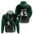 Pakistan Cricket Hoodie Sporty Style with Flag Colors & Player Illustration