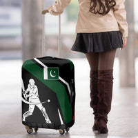Pakistan Cricket Luggage Cover Sporty Style with Flag Colors & Player Illustration