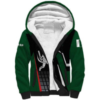 Pakistan Cricket Sherpa Hoodie Sporty Style with Flag Colors & Player Illustration