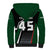 Pakistan Cricket Sherpa Hoodie Sporty Style with Flag Colors & Player Illustration