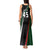 Pakistan Cricket Tank Maxi Dress Sporty Style with Flag Colors & Player Illustration