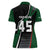 Pakistan Cricket Women Polo Shirt Sporty Style with Flag Colors & Player Illustration