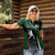 Pakistan Cricket Women Polo Shirt Sporty Style with Flag Colors & Player Illustration