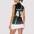 Pakistan Cricket Women Sleeveless Polo Shirt Sporty Style with Flag Colors & Player Illustration