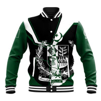 Pakistan Emblem Baseball Jacket Eagle-Shaped Design with National Symbol