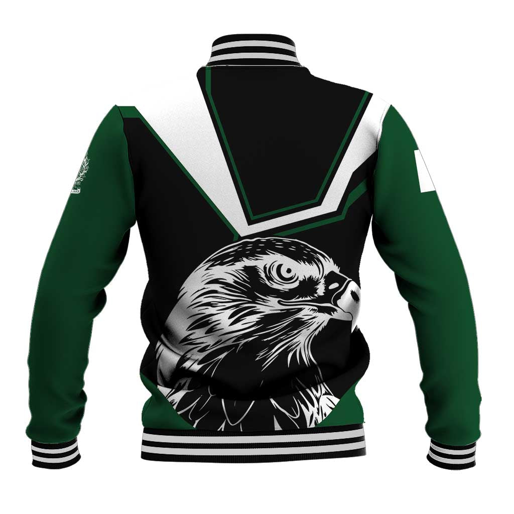 Pakistan Emblem Baseball Jacket Eagle-Shaped Design with National Symbol