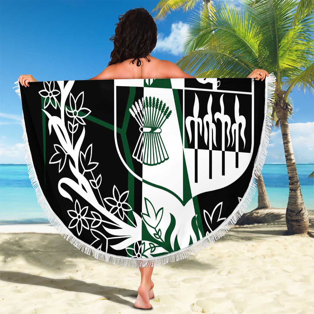 Pakistan Emblem Beach Blanket Eagle-Shaped Design with National Symbol